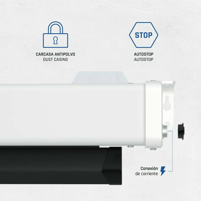 Pantalla Eléctrica Mural iggual IGG319680 92"