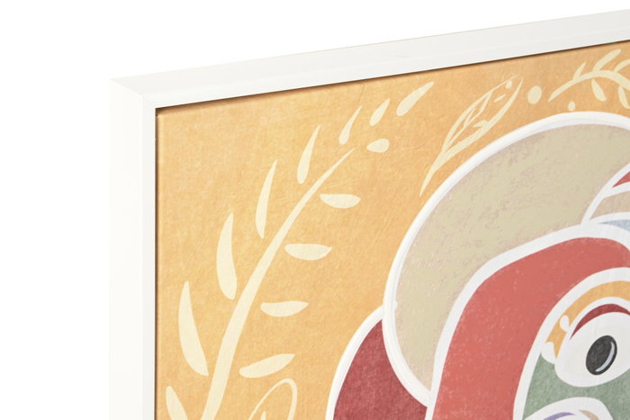 DKD Home Decor Cuadro de Lienzo Caras Abstracto Multicolor Surtido de 2 Unidades