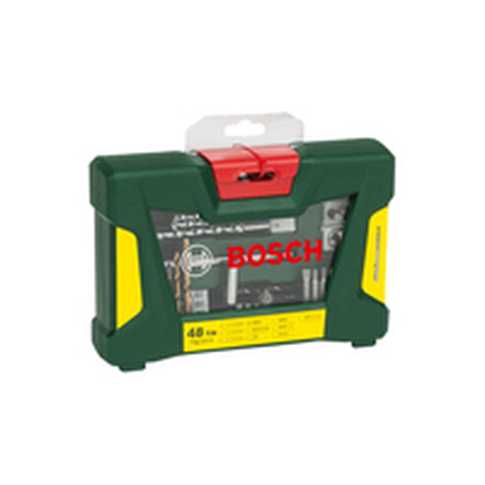 Bosch Juego de brocas y taladros TiN V-Line de 48 piezas con vástago magnético