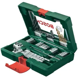 Bosch 3165140751544 Juego de Brocas y Taladros V-Line de 48 Piezas con Vástago Magnético