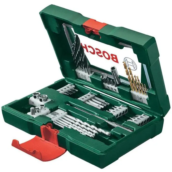 Bosch 3165140751544 Juego de Brocas y Taladros V-Line de 48 Piezas con Vástago Magnético Bosch 3165140751544 Juego de Brocas y Taladros V-Line de 48 Piezas con Vástago Magnético