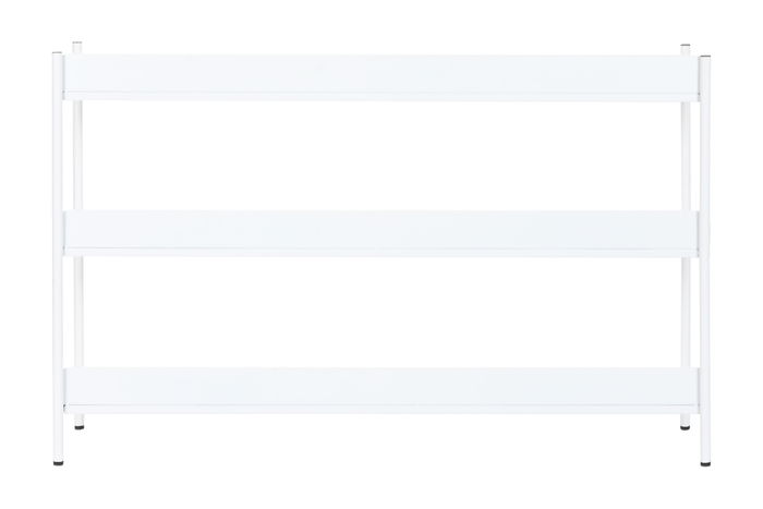 DKD Home Decor Estanteria Urban Blanco Metal 120 x 30 x 76 cm 3 Estantes