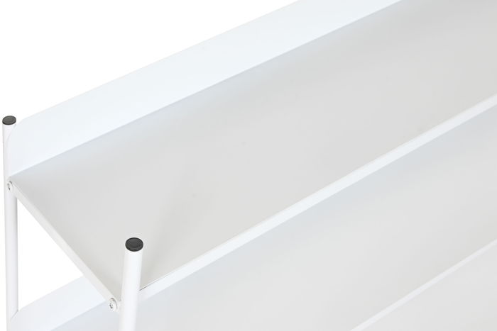 DKD Home Decor Estanteria Urban Blanco Metal 120 x 30 x 76 cm 3 Estantes