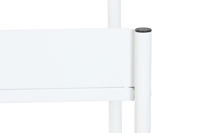 DKD Home Decor Estanteria Urban Blanco Metal 120 x 30 x 76 cm 3 Estantes