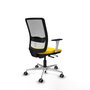 PIQUERAS Y CRESPO Silla de oficina Haches Amarillo y Blanco