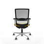 PIQUERAS Y CRESPO Silla de oficina Haches Amarillo y Blanco