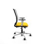 PIQUERAS Y CRESPO Silla de oficina Haches Amarillo y Blanco