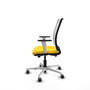 PIQUERAS Y CRESPO Silla de oficina Haches Amarillo y Blanco