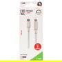 2GO 795848 Cable USB Datos USB-C a Lightning 1m Blanco, USB 3.2 Gen 1 (3.1 Gen 1), Conectores Macho