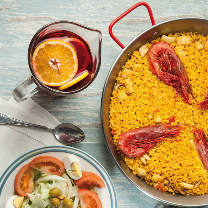 Garcima La Ideal Paellera Pulida 28 cm Acero Pulido 3 Raciones - 6 Unidades