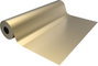 BASIKA Papel de regalo metalizado oro bobina 62 cm x 80 m