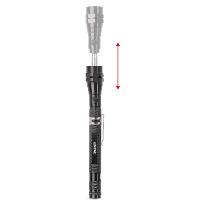 ENTAC EFL-1W-FLEX-ALU Linterna de mano de Aluminio Negra