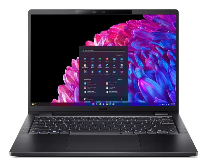 Acer TravelMate P6 TMP614-73 Portátil 14" OLED WQXGA+ Intel Core Ultra 5 125H, 16GB LPDDR5x, 512GB SSD, Wi-Fi 7, Windows 11 Pro, Negro