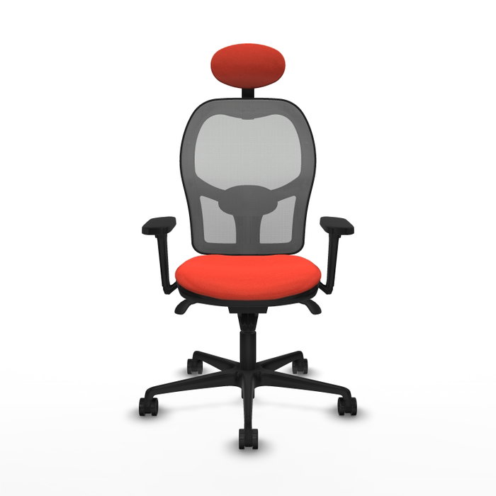 PIQUERAS Y CRESPO Silla de oficina Jorquera naranja oscuro y gris PIQUERAS Y CRESPO Silla de oficina Jorquera naranja oscuro y gris