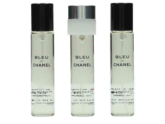 Chanel Bleu Eau de Toilette Recarga 3 x 20 ml