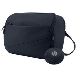 HP Creator 10L Dark Navy - Funda Tipo Bandolera Resistente al Agua para Portátil de 33.8 cm (13.3 pulgadas), Compatible con la Mayoría de Laptops de 13.3"