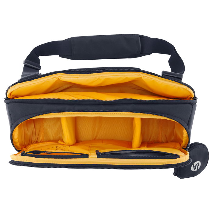 HP Creator 10L Dark Navy - Funda Tipo Bandolera Resistente al Agua para Portátil de 33.8 cm (13.3 pulgadas), Compatible con la Mayoría de Laptops de 13.3"
