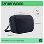 HP Creator 10L Dark Navy - Funda Tipo Bandolera Resistente al Agua para Portátil de 33.8 cm (13.3 pulgadas), Compatible con la Mayoría de Laptops de 13.3"