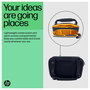 HP Creator 10L Dark Navy - Funda Tipo Bandolera Resistente al Agua para Portátil de 33.8 cm (13.3 pulgadas), Compatible con la Mayoría de Laptops de 13.3"