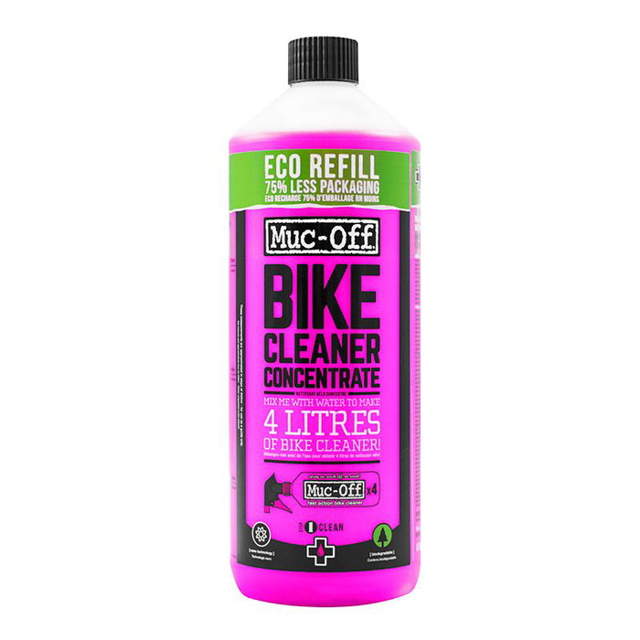 Muc-Off Concentrado Limpiador de Bicicletas Nano Tech Bolsa Recarga 1L (Rinde 4L) - Biodegradable Muc-Off Concentrado Limpiador de Bicicletas Nano Tech Bolsa Recarga 1L (Rinde 4L) - Biodegradable