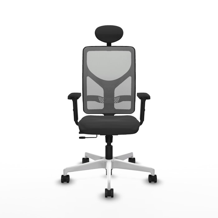 PIQUERAS Y CRESPO Silla de oficina Motilla con mecanismo Sincro/Traslack, Gris