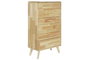 Sinfonier DKD Home Decor Natural Madera de caucho Madera MDF 60 x 30 x 108 cm