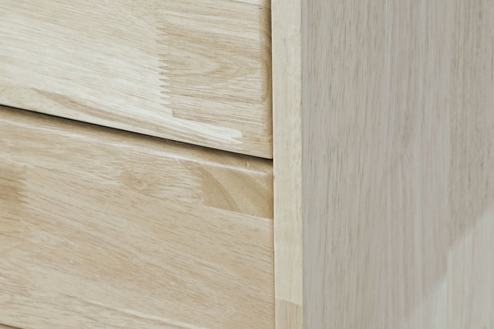 Sinfonier DKD Home Decor Natural Madera de caucho Madera MDF 60 x 30 x 108 cm