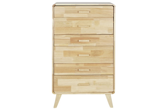 Sinfonier DKD Home Decor Natural Madera de caucho Madera MDF 60 x 30 x 108 cm
