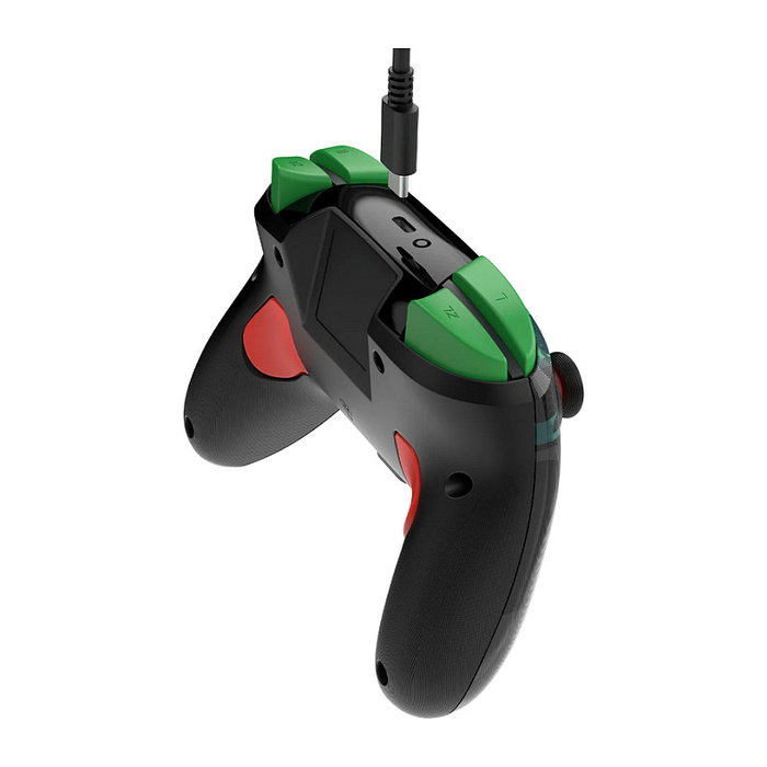 Turtle Beach Rematch Wireless Mando Inalámbrico para Nintendo Switch, Switch 2, Lite y OLED, Gamepad, Donkey Kong Reveal, Negro/Verde, Batería Recargable 40h