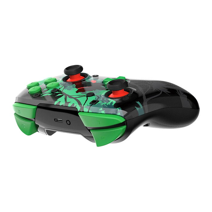 Turtle Beach Rematch Wireless Mando Inalámbrico para Nintendo Switch, Switch 2, Lite y OLED, Gamepad, Donkey Kong Reveal, Negro/Verde, Batería Recargable 40h