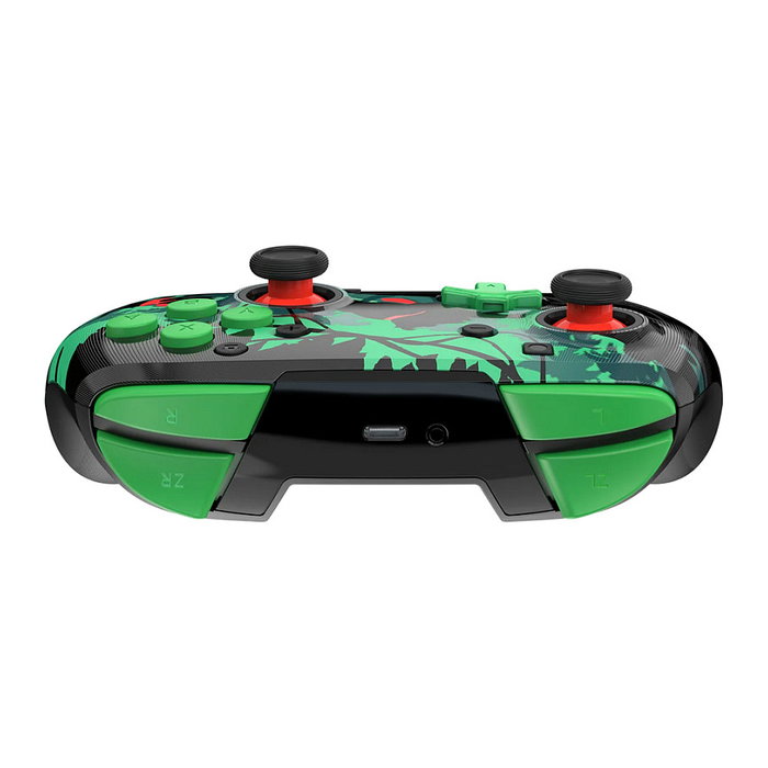 Turtle Beach Rematch Wireless Mando Inalámbrico para Nintendo Switch, Switch 2, Lite y OLED, Gamepad, Donkey Kong Reveal, Negro/Verde, Batería Recargable 40h