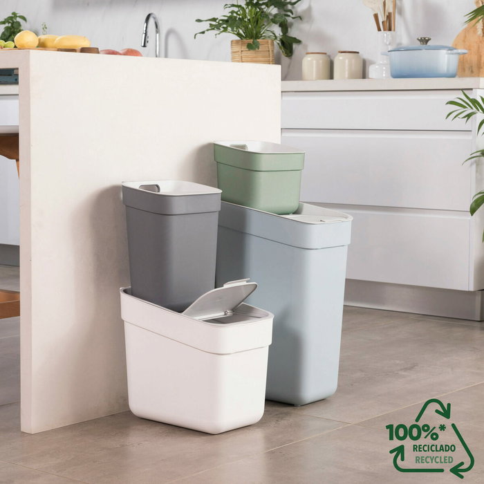 Cubo de basura Curver Gris Plástico 20 L (6 Unidades)