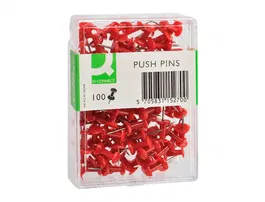 Q-connect Señalizador de Planos Rojo Caja de 100 Unidades