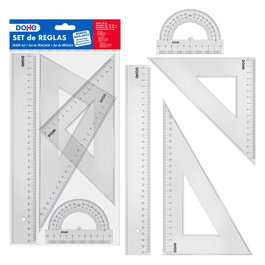 DOHE Equipo de Dibujo Escolar Set de 4