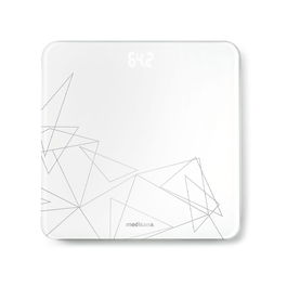 Medisana Báscula de Baño de Cristal - Pesa Personas con Plataforma de Vidrio y Pantalla