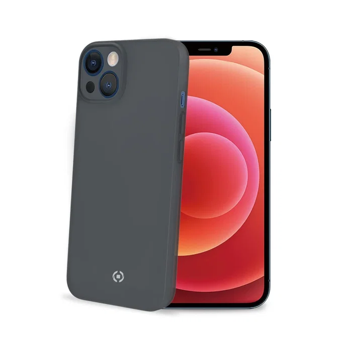 Celly SPACE1026BK Funda para Apple iPhone 14 Plus (17 cm / 6.7") en TPU, Negro, Resistente a Rayones y Golpes