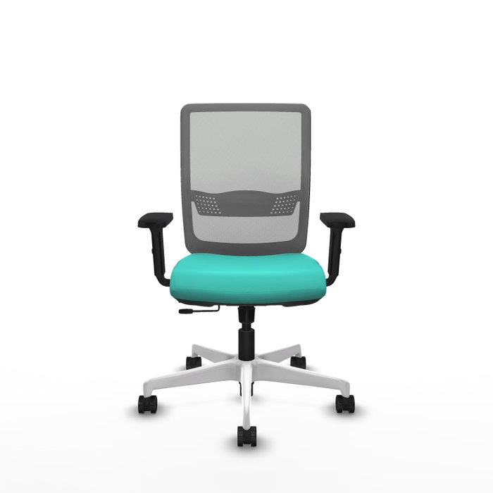 PIQUERAS Y CRESPO Silla de oficina Haches con mecanismo Sincro/Traslack Turquesa y Gris PIQUERAS Y CRESPO Silla de oficina Haches con mecanismo Sincro/Traslack Turquesa y Gris