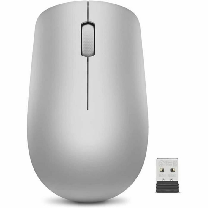 Lenovo 530 Ratón Inalámbrico 1200 DPI Gris Platino