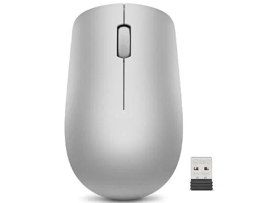 Lenovo 530 Ratón Inalámbrico 1200 DPI Platinum Grey