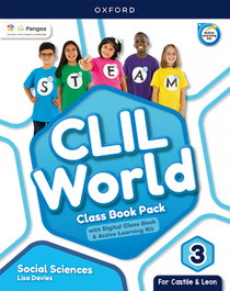 OXFORD UNIVERSITY PRESS, SOCIAL SCIENCE 3 COURSEBOOK. CLIL WORLD. CASTILLA Y LEÓN 2023