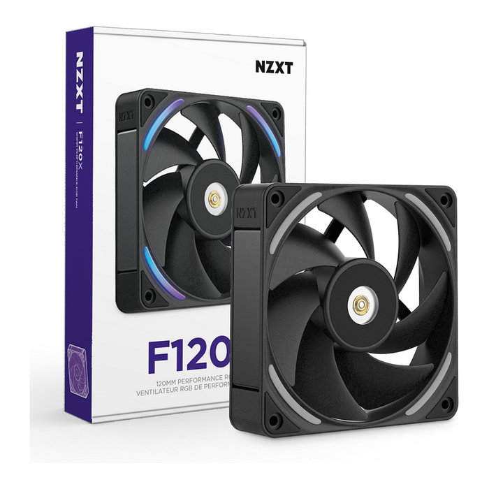 NZXT F120X RGB Negro