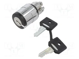 SCHNEIDER ELECTRIC Interruptor rotativo con llave Harmony XB4 22mm negro