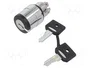 SCHNEIDER ELECTRIC Interruptor rotativo con llave Harmony XB4 22mm negro