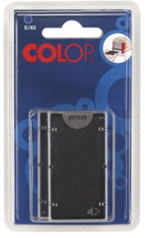 COLOP Blíster de 2 Almohadillas E60 Azul