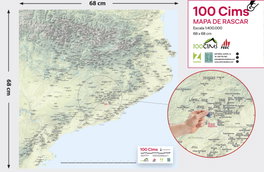 ALPINA, 100 CIMS - MAPA DE RASCAR - ALPINA/MAPZINE