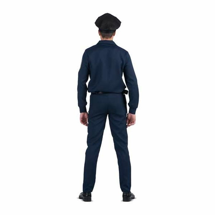 My Other Me Disfraz de Policía con Gorra, Camisa, Pantalón y Cinturón con Pistolera - XXL