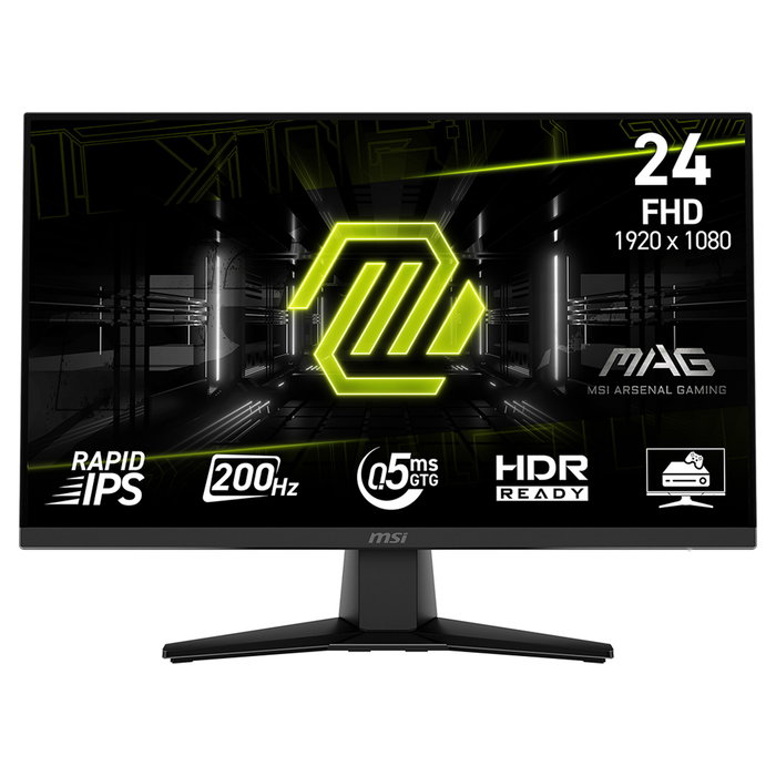 MSI MAG 242F Monitor Gamer 23.8 pulg. Full HD Rapid IPS 200 Hz