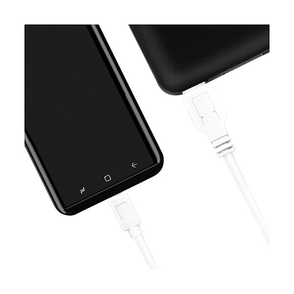 LogiLink Cable USB 3.2 Gen1 USB-C a USB-A, 5 Gbps, 60W, 0,5 m, blanco