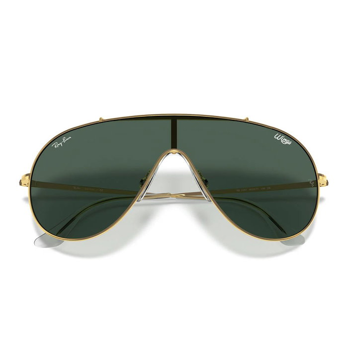 Ray Ban RB3597-905071-33 con montura dorada y cristal verde