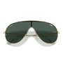 Ray Ban RB3597-905071-33 con montura dorada y cristal verde